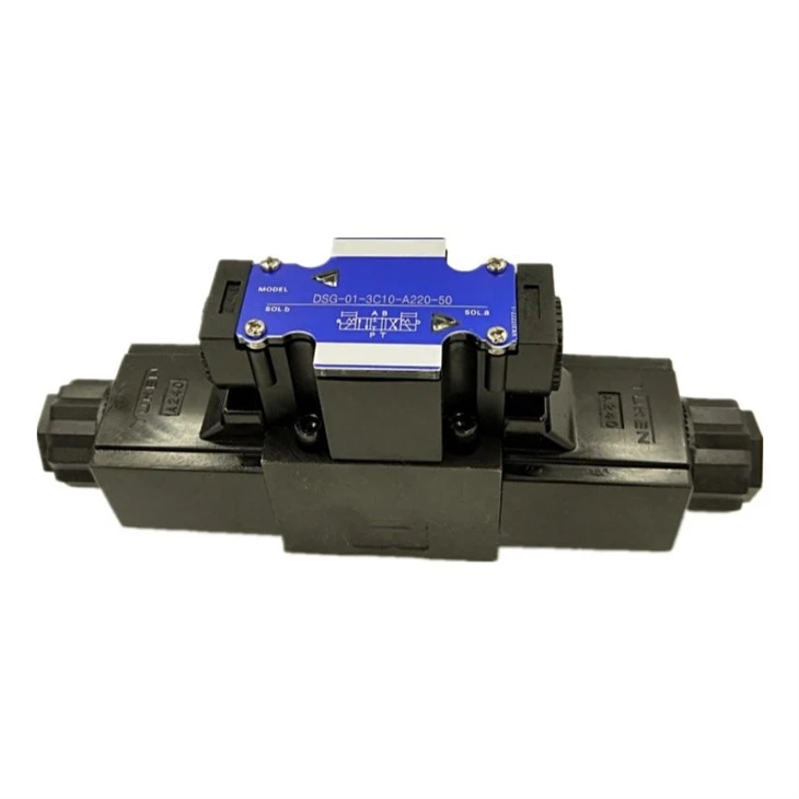 یوکن DSG- 01 سری کنترل سلنوئید هیدرولیک عمل شیرهای جهت دار هیدرولیکی الکترومغناطیسی DSG-01-2B2-D24-N1-70